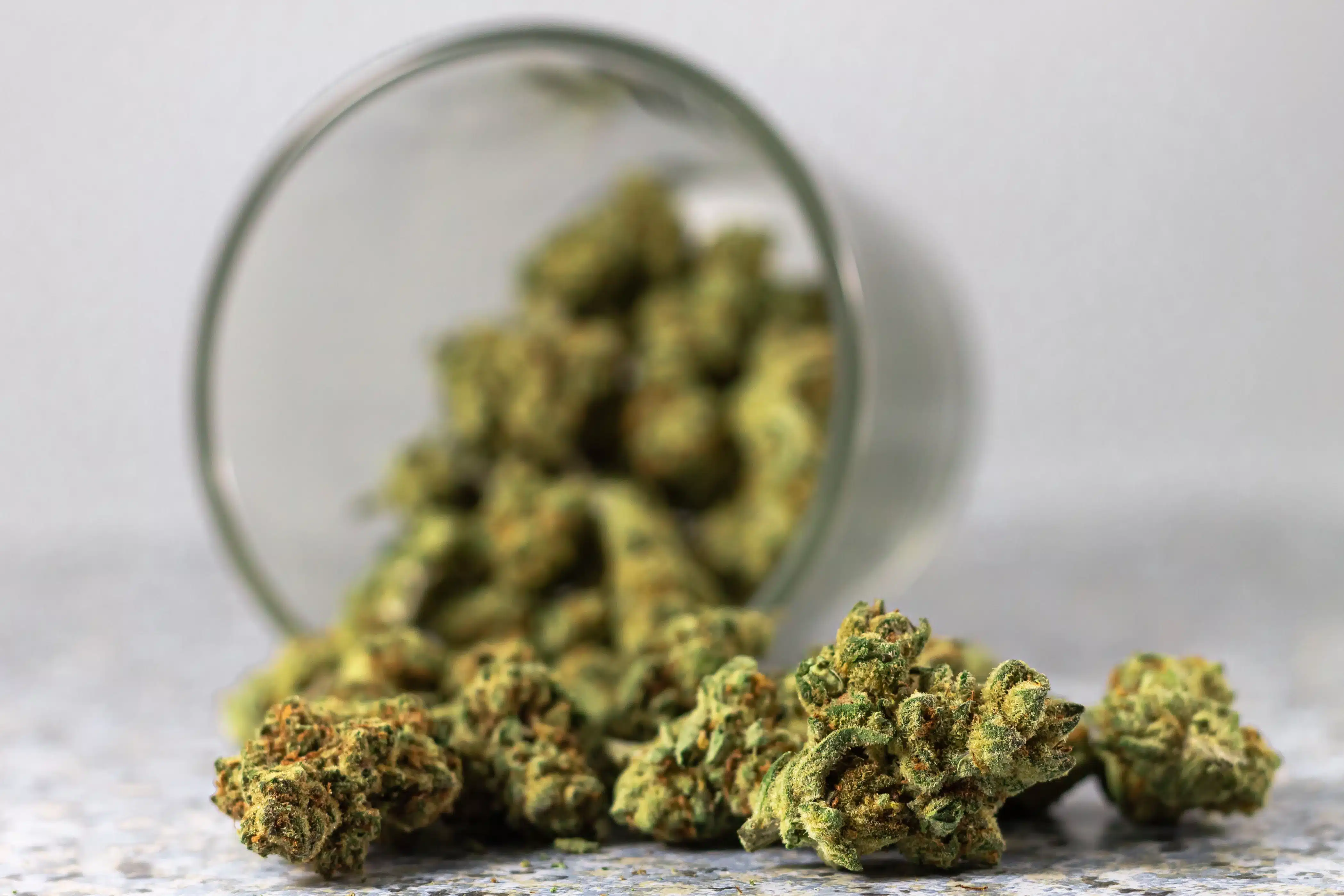 Cannabis in a glass